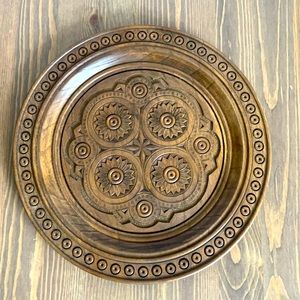 Wooden Decorative Plate